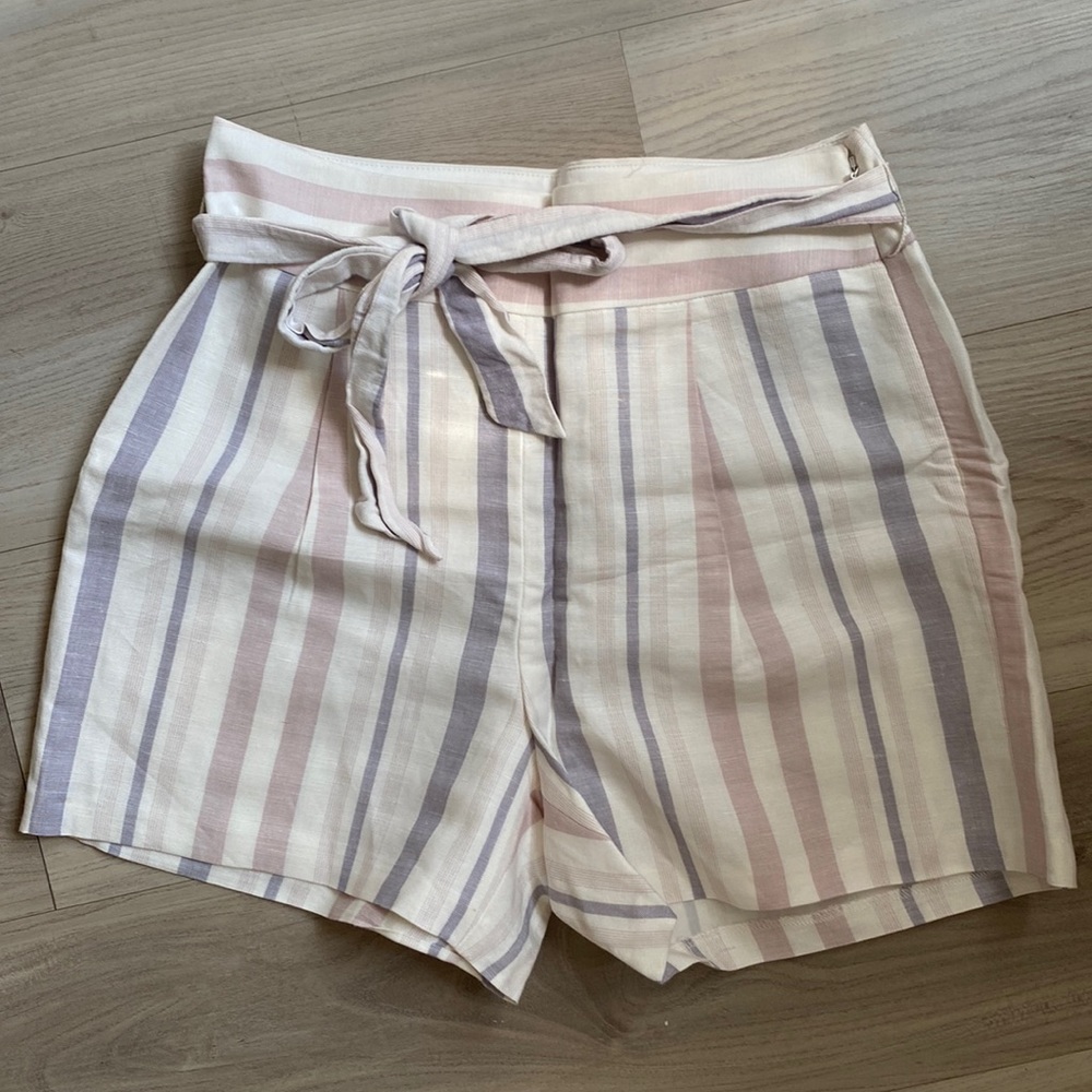 NWOT EXPRESS TIE FRONT SHORTS HIGH WAIST